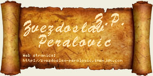 Zvezdoslav Peralović vizit kartica